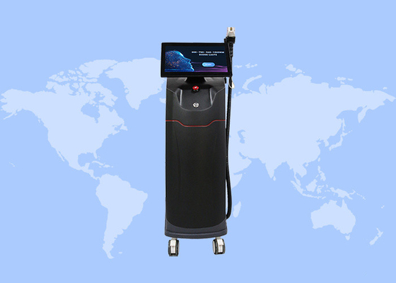 Dispositivo laser a diodo 808nm senza dolore da 15,6 pollici con touchscreen per la depilazione e la ritenuta della pelle