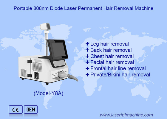 Desktop 808nm 810nm Diode Laser Machine Sbiancatura della pelle Rimozione dei peli del corpo
