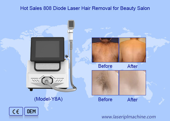 Efficace di 1200W-1600W epilatore di depilazione con laser a diodo 808nm