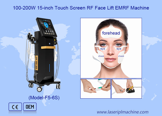 Massaggiatore facciale verticale 6 manici RET FACE EMS Muscle Stimulator Machine