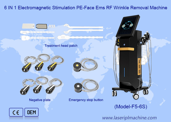 6 IN 1 elettromagnetica stimolo EMS RF facciale sculturazione EMRF macchina