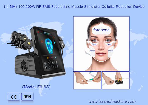 Sculpting  Electo Magenetic Body Slimmingting Machine per Massaggio degli Occhi 6in1 Skin Facial Lifting EMS Facial Shaper