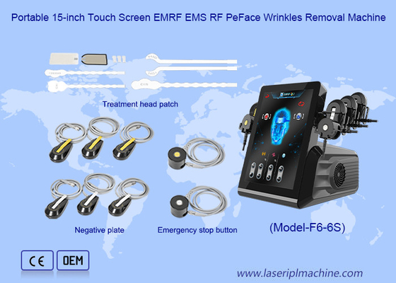 Sculpting  Electo Magenetic Body Slimmingting Machine per Massaggio degli Occhi 6in1 Skin Facial Lifting EMS Facial Shaper