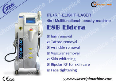1Hz - 5HZ verticale 3 IN 1 macchina YAG del ND + di IPL di depilazione + della E-luce per il salone di bellezza