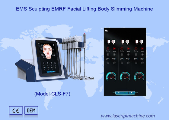 Sculpting  Electo Magenetic Body Slimmingting EMRF Facial Lifting Double Chin Removal Machine per la dimagrimento del corpo