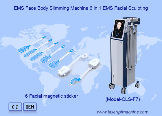 6 in 1 EMS Facial Sculpting Rust Removal EMRF Facial Body Slimming Machine