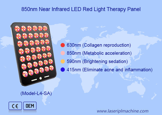 Uso domestico 168pcs LED per la cura della pelle rimozione dell' acne LED dispositivo di terapia della luce rossa
