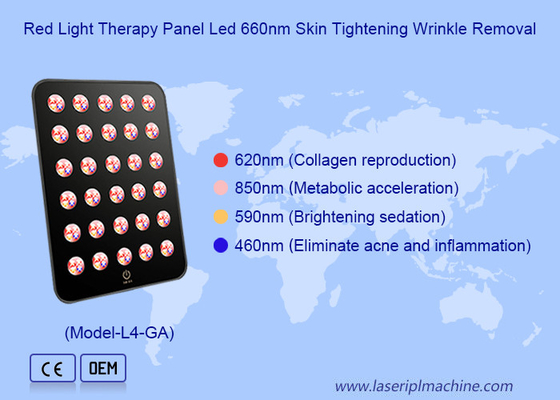 660nm 850nm Led Therapy Skin TIghtening Acne Treatment Pannello di luce rossa