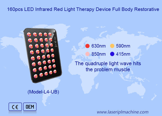 160pcs LED Ringiovanimento Faciale Sbiancatura della Pelle Dispositivo di Terapia con Luce Infrarossa