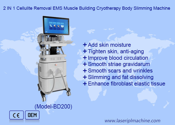 EMS RF Muscle Building 40k Cavitazione 360 Cryotherapy Fat Freezing Machine