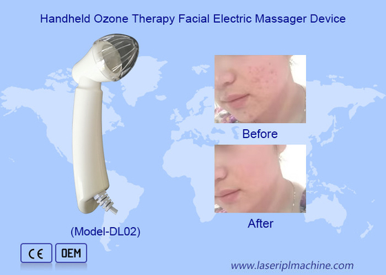 Dispositivo di massaggio elettrico del viso per la terapia dell' ozono per la rimozione dell' acne delle rughe
