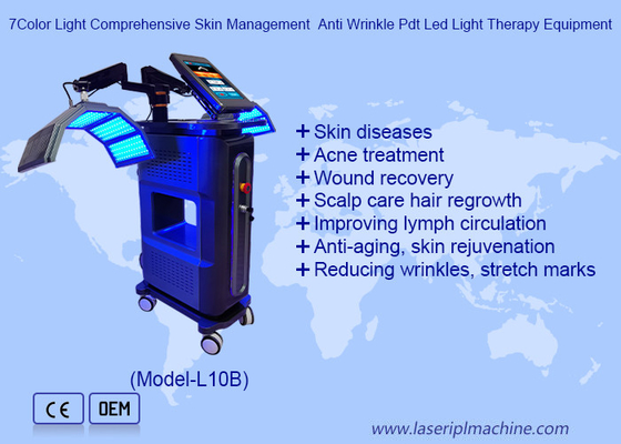 7Color Light Gestione completa della pelle Anti rughe Pdt Led Light Therapy Equipaggiamento