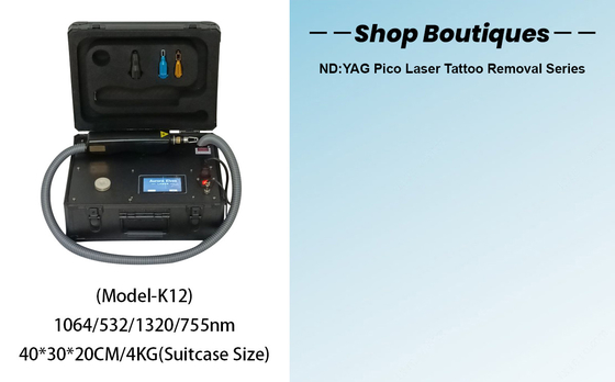 Q Switch Nd Yag Laser Machine Per Carbon Peeling Rimozione di lentiggini Rimozione del tatuaggio