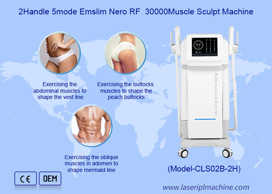 2 manuale 5 modalità Electro Magnetic body Slim Nero RF 30000Muscle Sculpt Fat Burning Machine
