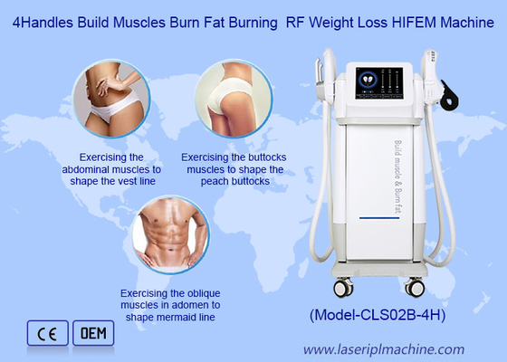 4 Manubri Costruire muscoli Bruciare i grassi Bruciare le radiazioni RF Perdere peso Macchina HIFEM