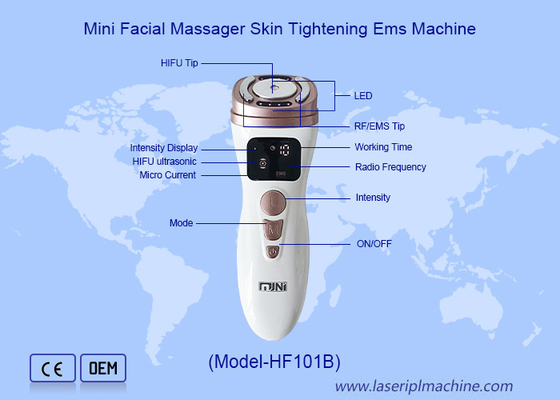 Mini Face Lifting Anti-aging Stringing della pelle Ems HIFU Machine
