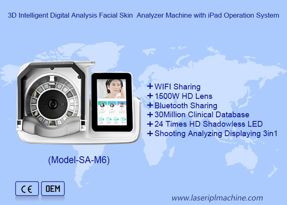 3D Intelligent Digital Analysis Facial Skin Analyzer Machine con sistema operativo iPad
