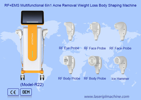 RF EMS Multifunzionale 6in1 Acne Removal Weight Loss Body Shaping Machine