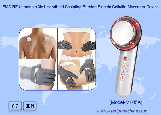 Uso domestico Massaggio facciale Ems Cavitazione ad ultrasuoni Infrarosso RF Dispositivo di modellazione del corpo