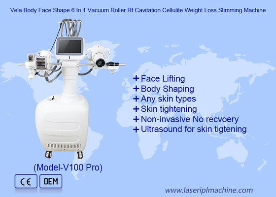 360 rotazione a vuoto a rulli RF grado di perdita di peso mirata Velashaping Slimming Machine