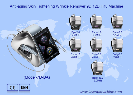 Anti-Aging Skin Tightening Wrinkle Remover 9D 12D Hifu Machine