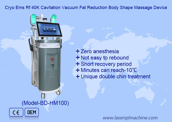 360 Cryo Plus 40K RF Vacuum EMS Perdita di peso Stretta della pelle 360 Cryolipolysis E Emslim