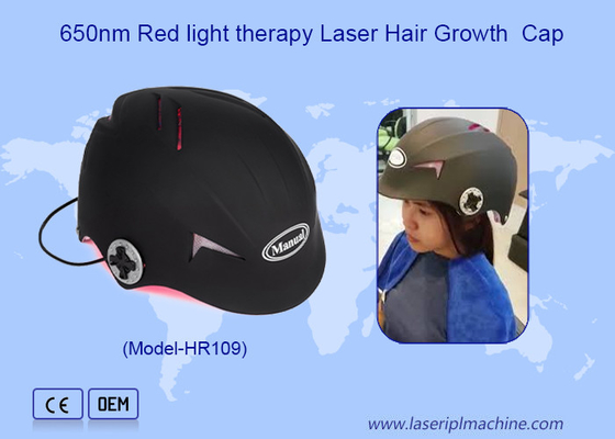 Uso personale Terapia della luce rossa anti-invecchiamento Cappuccio laser per la ricrescita dei capelli