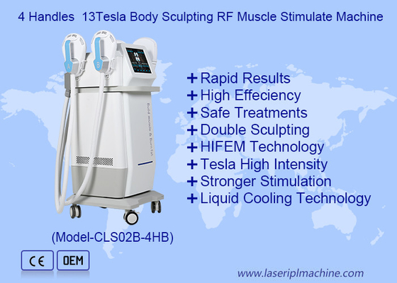 Stimolazione muscolare elettromagnetica Sculpting del corpo Perdita di peso Neo RF Emslin Machine