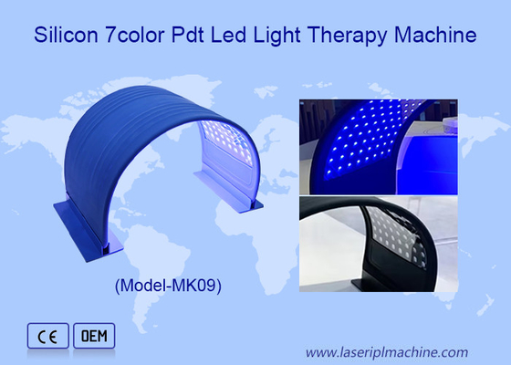 7 Spettro di colori Sbiancatura della pelle Flessibile Silicio LED Light Machine