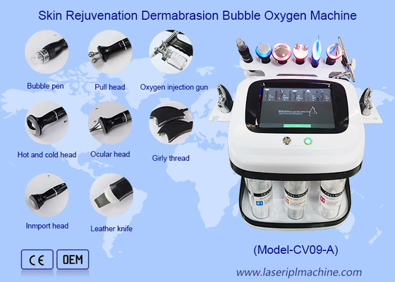 Ringiovanimento della pelle Microdermabrasion Bubble Oxygen Rf Hydro Aqua Peeling Machine