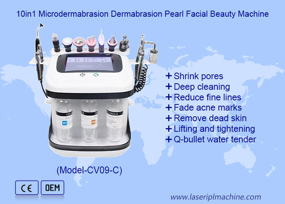 Per la cura del viso Aqua Peel RF Oxygen Jet Hydro Microdermabrasion Machine per la pulizia profonda