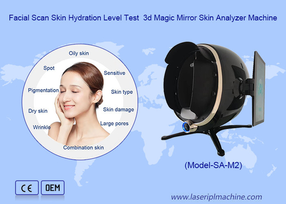 36 milioni di microscopio pixel superficie Deep Detection Skin Analyzer Machine