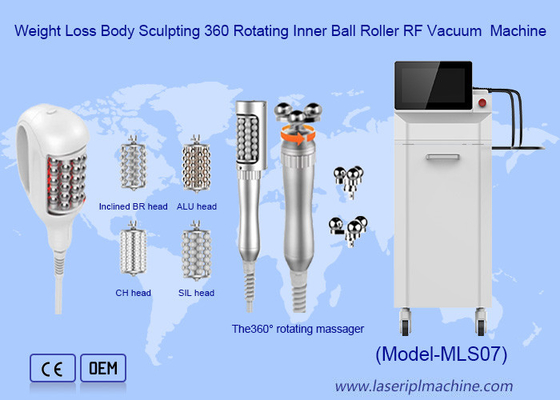 360 gradi di rotazione 7 teste 2 in 1 massaggio corpo contorno interno sfera di rullo RF macchina di terapia