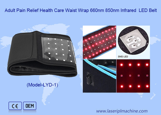660nm 850nm Wearable Wrap Deep Infrared Light Fisioterapia LED Belt per il sollievo dal dolore