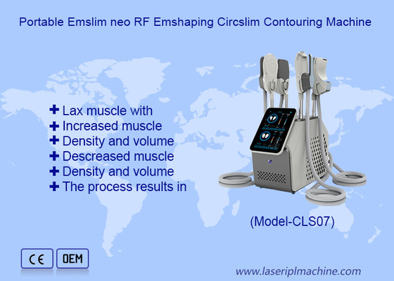 Non invasivo 4 maniglie Hi Emt Body Slimming Fat Burner RF Ems Muscle Sculpting Machine