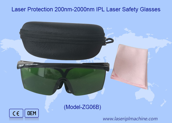 200-2000nm OD4+ IPL Occhiali di protezione laser per la protezione degli occhi per il trattamento di depilazione laser