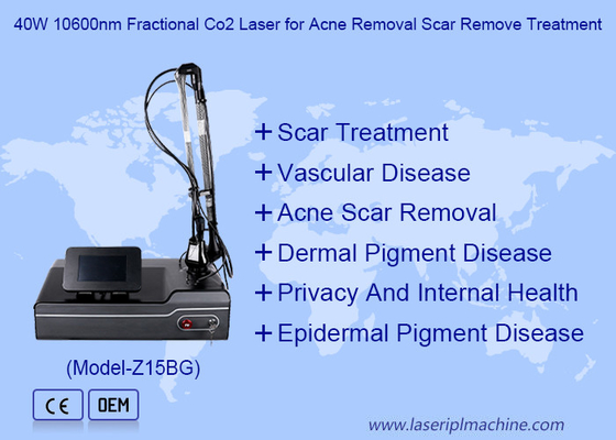 40W 10600nm Laser di CO2 frazionato per la rimozione dell' acne Trattamento di rimozione delle cicatrici