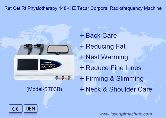 Ret Cet RF Fisioterapia 448KHZ Tecar Corporea Radiofrequenza Machine