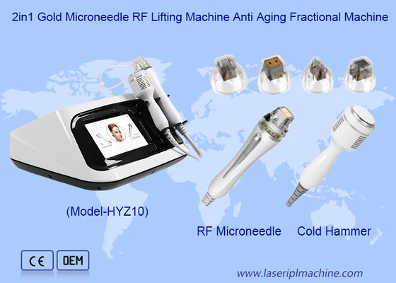 2in1 Microaghi in oro RF Lifting Machine Anti-Aging Fractional Machine