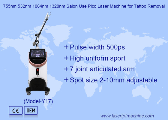 Korea Imported Laser Arm With 1064 532 755nm Picosecond Laser For Tattoo Removal