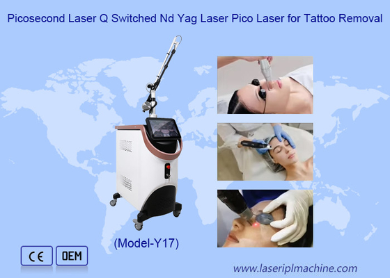 Brollo laser 1064 532 755nm Picosecondi laser per la rimozione del tatuaggio