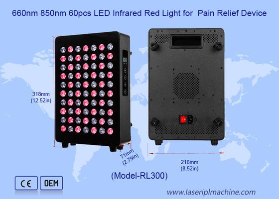480nm 630nm 660nm 810nm 830nm 850nm 940nm pannelli di terapia della luce rossa