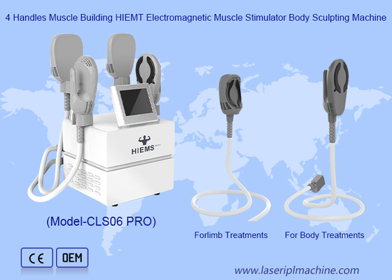 Macchina per dimagrimento del corpo con sollevamento dei fianchi e rafforzamento muscolare Hiemt Ems 4 maniglie 7 tesla