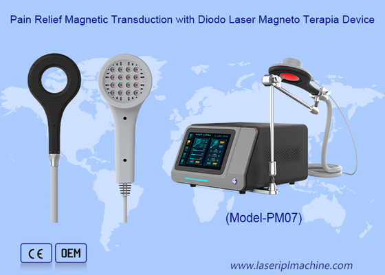 Sollievo dal dolore Trasduzione magnetica con dispositivo di terapia magnetica laser a diodo