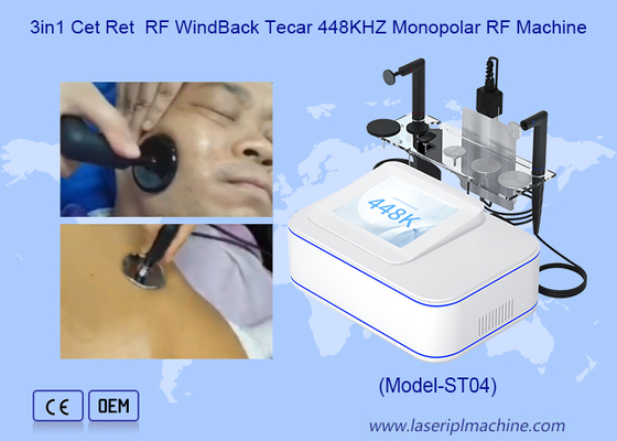 Macchina per terapia Tecar RF resistiva per sollievo dal dolore Cet Ret a 448 kHz