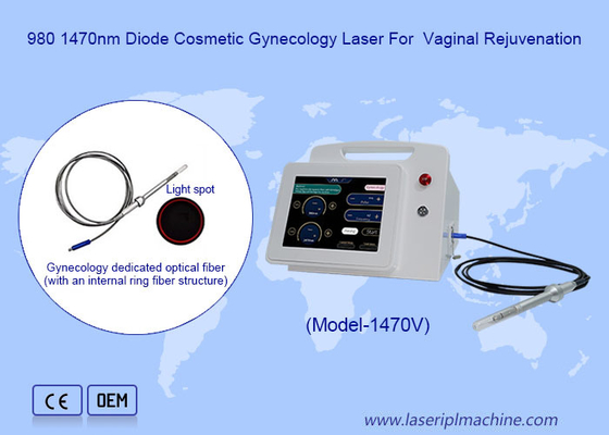 980nm 1470nm Laser a diodo per la liposuzione Eliminazione delle emorroidi Stretta vaginale e vene varicose