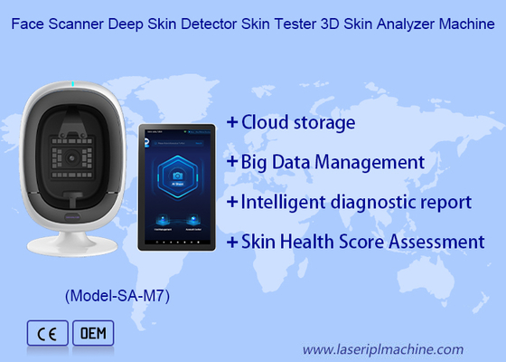 Face Scanner Deep Skin Detector Skin Tester 3D Skin Analyzer Machine