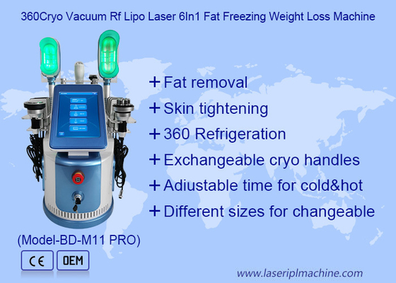 650nm - 550nm Cryolipolysis che dimagrisce macchina per la modellatura/pelle Tigtening del corpo