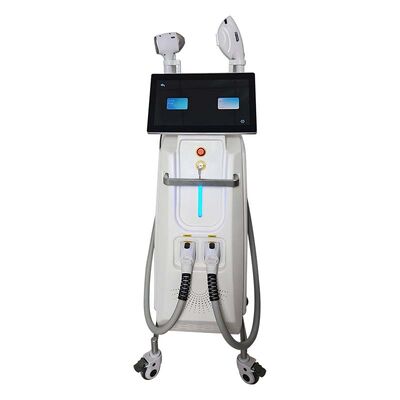 Buon prezzo 2 in 1 Shr Ipl Elight 808 Laser Handle Screen Linkage Machine di depilazione in linea