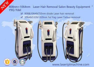 808nm Diode Laser Hair Removal Machine Q Switch Nd Yag Laser Rimozione del tatuaggio
